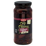 H-E-B Ode to Olives Pitted Kalamata Olives with Herbs
