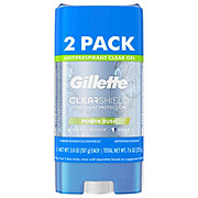 Gillette Antiperspirant Deodorant Clear Gel - Power Rush