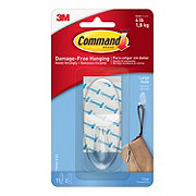 Command Clear Large Outdoor Window Hook - Shop Hooks & Picture Hangers at  H-E-B