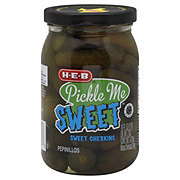 H-E-B Pickle Me Sweet Gherkins Pickles