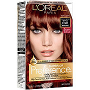 L'Oréal Paris Superior Preference Permanent Hair Color, 6AB Chic Auburn Brown