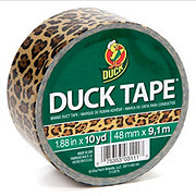 Duck Leopard Duct Tape 1.88 Inch x 10 YD - Shop Adhesives & Tape at H-E-B