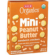 H-E-B Organics Mini Peanut Butter Sandwich Crackers