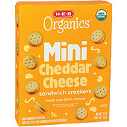 H-E-B Organics Mini Cheddar Cheese Sandwich Crackers