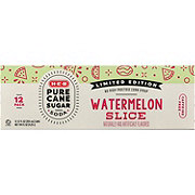 H-E-B Pure Cane Sugar Watermelon Slice Soda 12 pk Cans