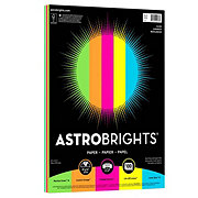 AstroBrights Glow 5-Color Assortment Letter Size Paper