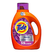 Tide + Febreze HE Turbo Clean Liquid Laundry Detergent, 59 Loads - Spring & Renewal
