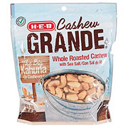 H-E-B Cashew Grande Whole Roasted Cashews with Sea Salt