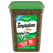 Temptations Classic Crunchy & Soft Cat Treats Seafood Medley Flavor