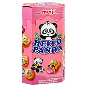 Meiji Hello Panda Strawberry Cookies