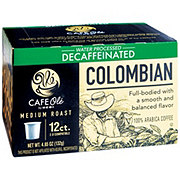 CAFE Olé by H-E-B Medium Roast Decaf Colombian Coffee Single Serve Cups