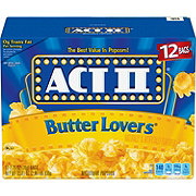 ACT II Butter Lovers Microwave Popcorn