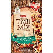 H-E-B Fruit & Nut Chewy Trail Mix Granola Bars - Texas-Size Pack