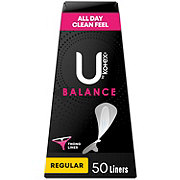 U by Kotex Balance Daily Wrapped Thong Panty Liners - Light Absorbency - Regular Length