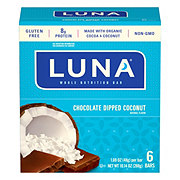 Luna Chocolate Dipped Coconut Bars
