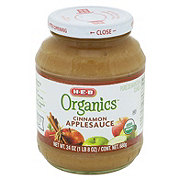 H-E-B Organics Cinnamon Applesauce