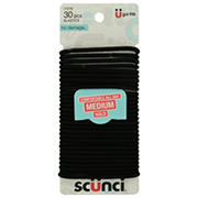 Scunci No Damage Black Elastics