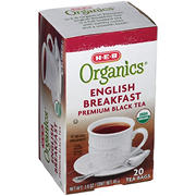 H-E-B Organics Caffeine-Free Peppermint Herbal Tea Bags