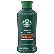 Starbucks Unsweetened Medium Roast Black Iced Coffee