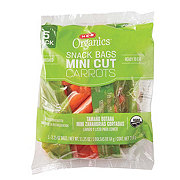 H-E-B Organics Fresh Mini Cut Carrots Snack Bags