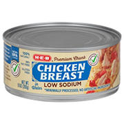 H-E-B Low Sodium Chicken Breast in Water, 10 oz