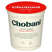 Chobani Original Plain Whole Milk Greek Yogurt