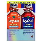Vicks DayQuil + NyQuil Severe Cold & Flu Liquid - Combo Pack