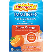 Emergen-C Immune+ Vitamin C 1000 mg Packets - Super Orange