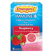 Emergen-C Immune+ Vitamin C 1000Mg Packets - Raspberry