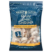 Great Catch Frozen Easy Peel Deveined Medium Raw Shrimp, 41 - 60 ct/lb