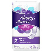 Always Discreet Light Incontinence Pads