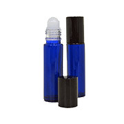 Wyndmere Glass Bottle Roll On Cobalt Blue