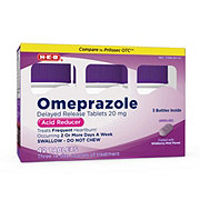 H-E-B Omeprazole Delayed Release Acid Relief Tablets – Wildberry Mint