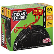 H-E-B Texas Tough Large Multipurpose Flex Trash Bags, 33 Gallon