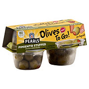 Musco Family Olive Co. Pearls Pimiento Stuffed Green Manzanilla Olives To Go! Cups