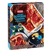 H-E-B Frozen Uncured Pepperoni Lasagna