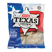 H-E-B Texas Grown Shell-On Tail-On Large Raw Frozen Shrimp, 31 - 40 ct/lb