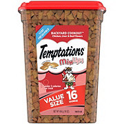 Temptations MixUps Crunchy and Soft Cat Treats Backyard Cookout Flavor