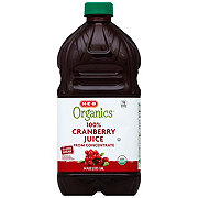 H-E-B 100% Organics Cranberry Juice