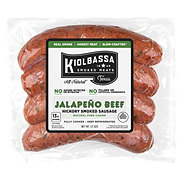 Kiolbassa Beef Smoked Sausage Links - Jalapeño