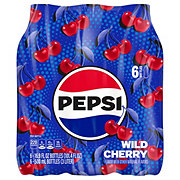 Pepsi Wild Cherry Cola 6 pk Bottles