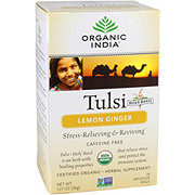 Organic India Tulsi Tea Holy Basil Lemon Ginger