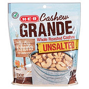H-E-B Cashew Grande Unsalted Roasted Whole Cashews