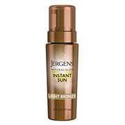 Jergens Natural Glow Instant Sun Light Bronze Tanning Mousse