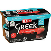 H-E-B Non-Fat Plain Greek Yogurt