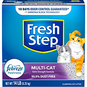 Fresh Step Multi-Cat with Febreze Clumping Cat Litter