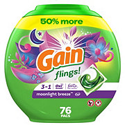 Gain Flings! Oxi Boost Moonlight Breeze HE Laundry Detergent Pacs