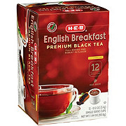 H-E-B English Breakfast Black Tea Single Serve Cups