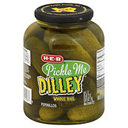 H-E-B Pickle Me Dilley Whole Dill Pickles