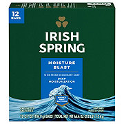 Irish Spring Moisture Blast Deodorant Bar Soap for Men